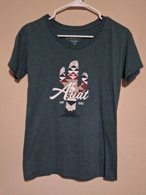 Ariat Teal Short-Sleeve Cactus Graphic Tee